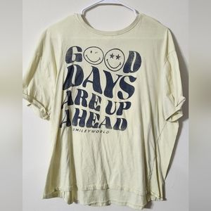 "Good Days Are Up Ahead" Yellow, Large